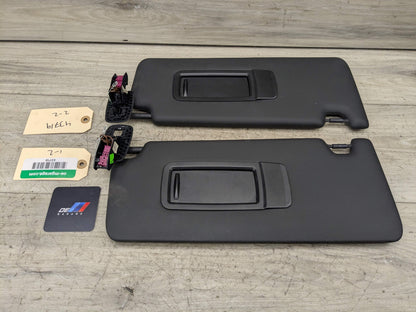 19-25 OEM BMW G20 G80 330 M340 M3 Left Right Side Interior Sun Visor Black SET