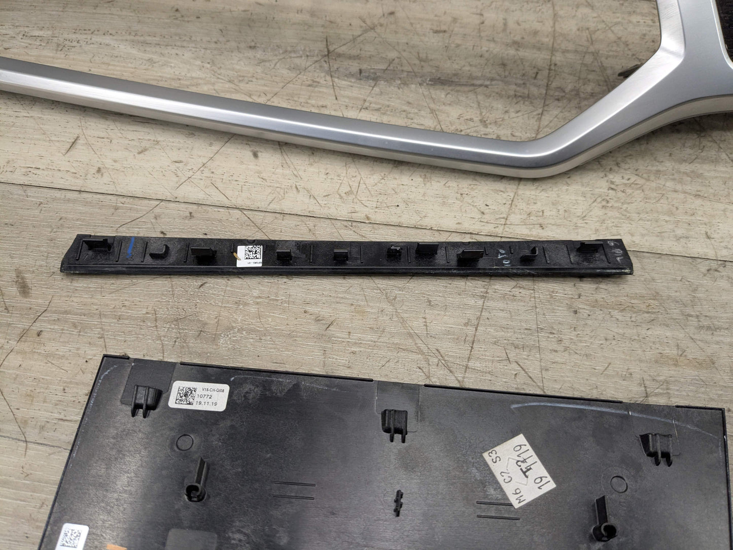 19-25 OEM BMW G20 330 M340 Center Console Dash Panel Wood Interior Trim SET (4)