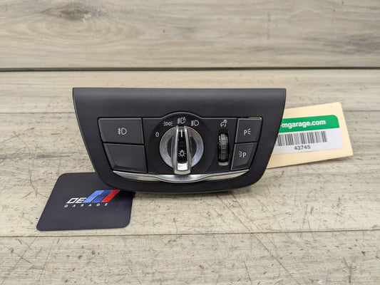 18-24 OEM BMW G01 G02 X3 X4 Headlight Switch Control Panel Light Module BLACK