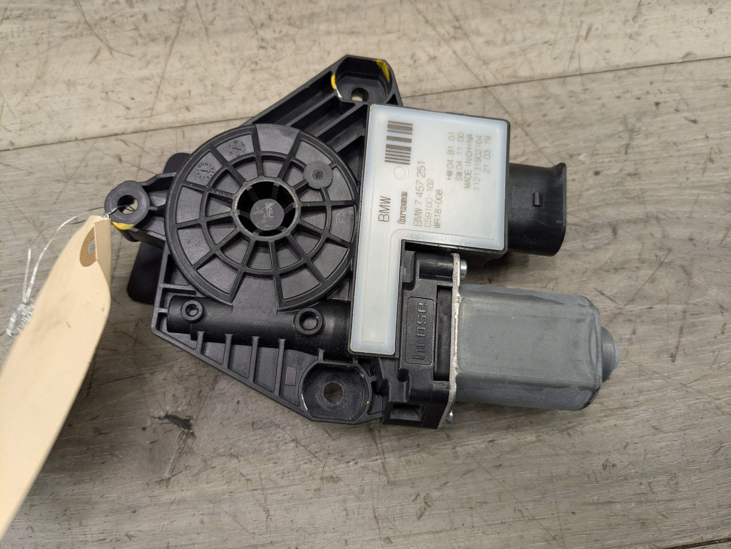 18-24 OEM BMW G01 G02 X3 X4 REAR Left Driver Door Window Regulator Motor