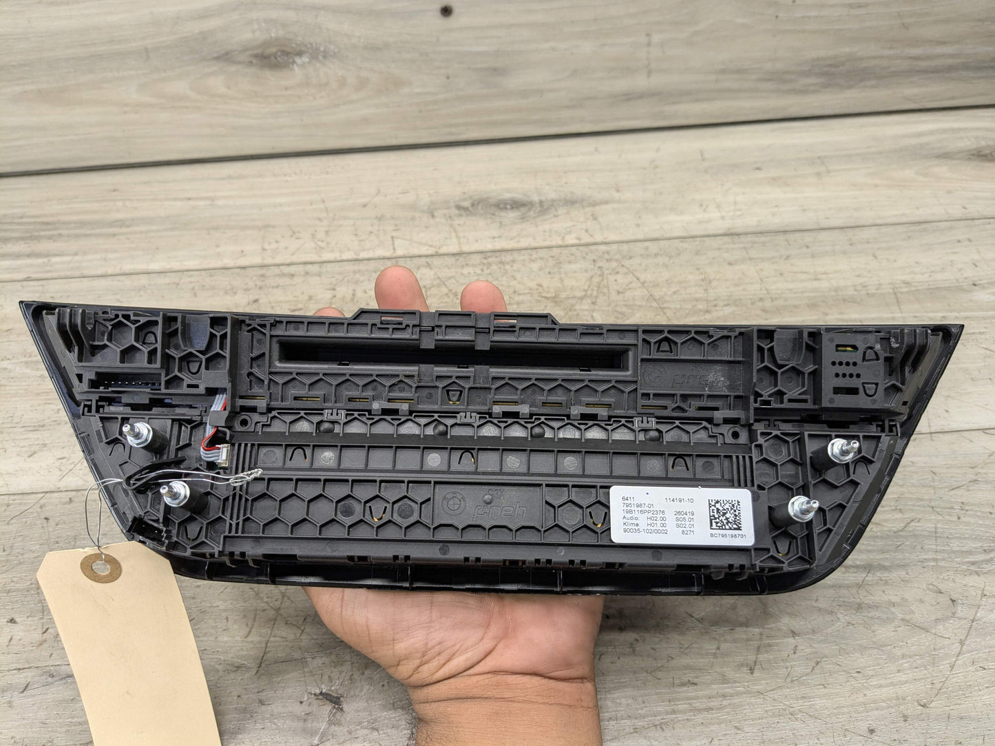 *OEM BMW F97 G01 G02 X3 AC Heat Climate Control Panel Radio Media Button Switch
