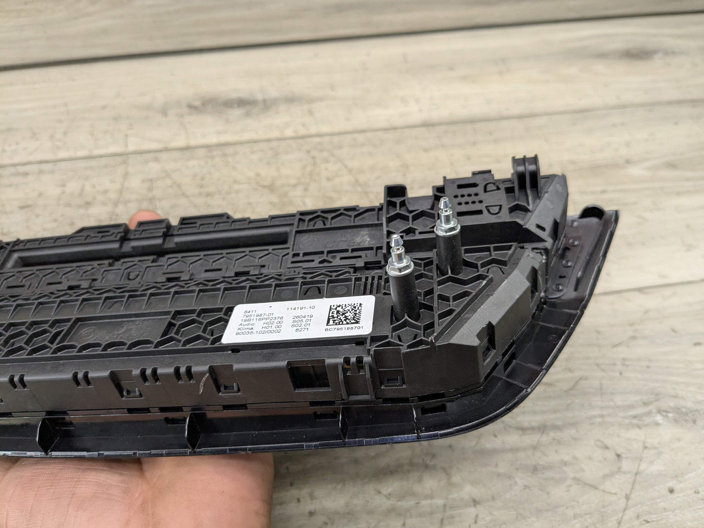 *OEM BMW F97 G01 G02 X3 AC Heat Climate Control Panel Radio Media Button Switch