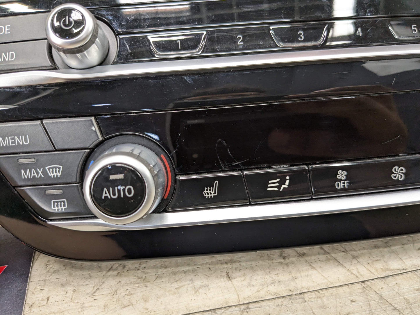 *OEM BMW F97 G01 G02 X3 AC Heat Climate Control Panel Radio Media Button Switch