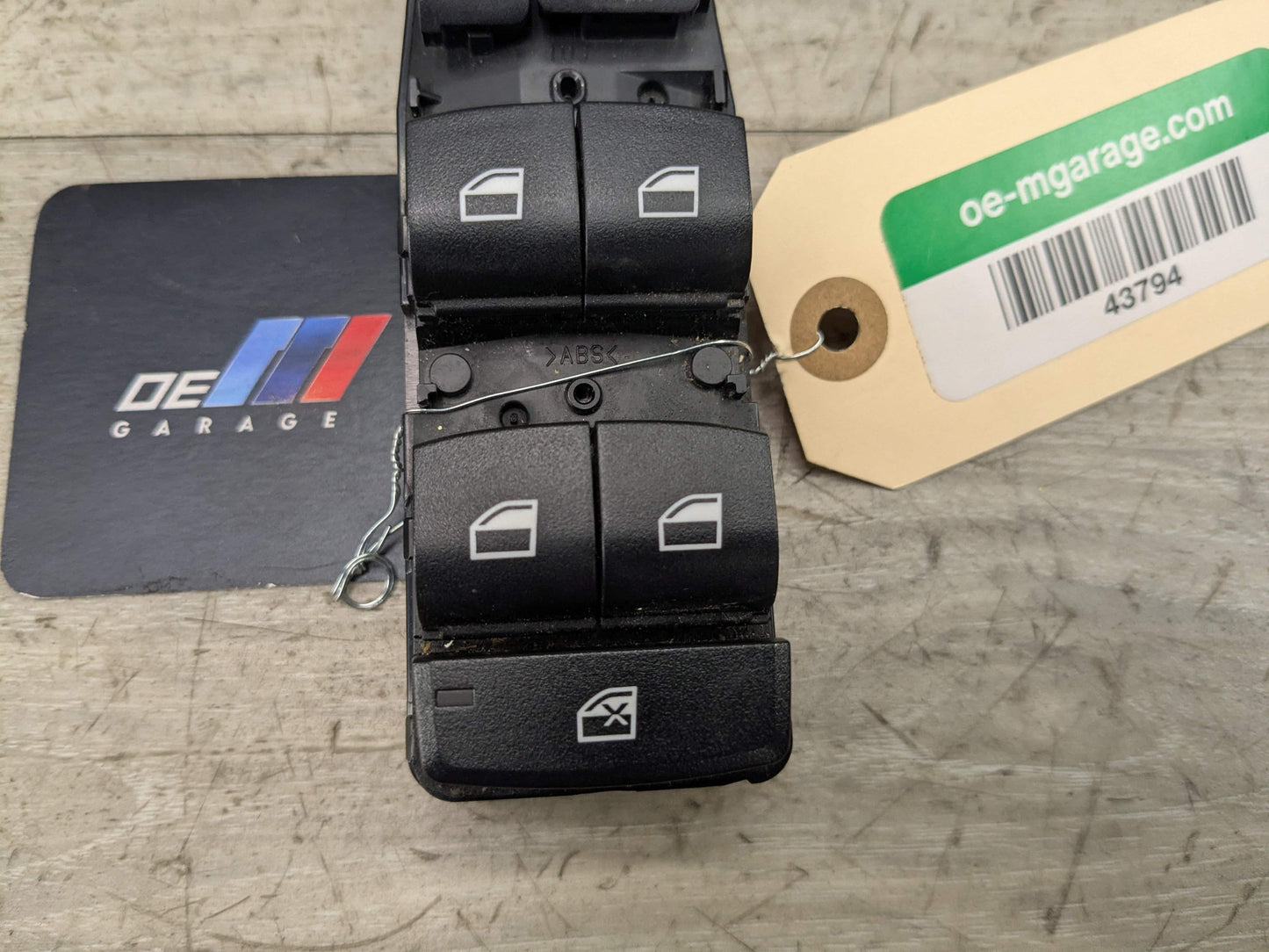 OEM BMW F06 F10 F25 F30 F80 Front Left Driver Main Master Power Window Switch
