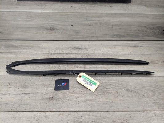 *12-20 OEM BMW F30 F31 F80 M3 Front Left Right Windshield Side Drip Molding PAIR