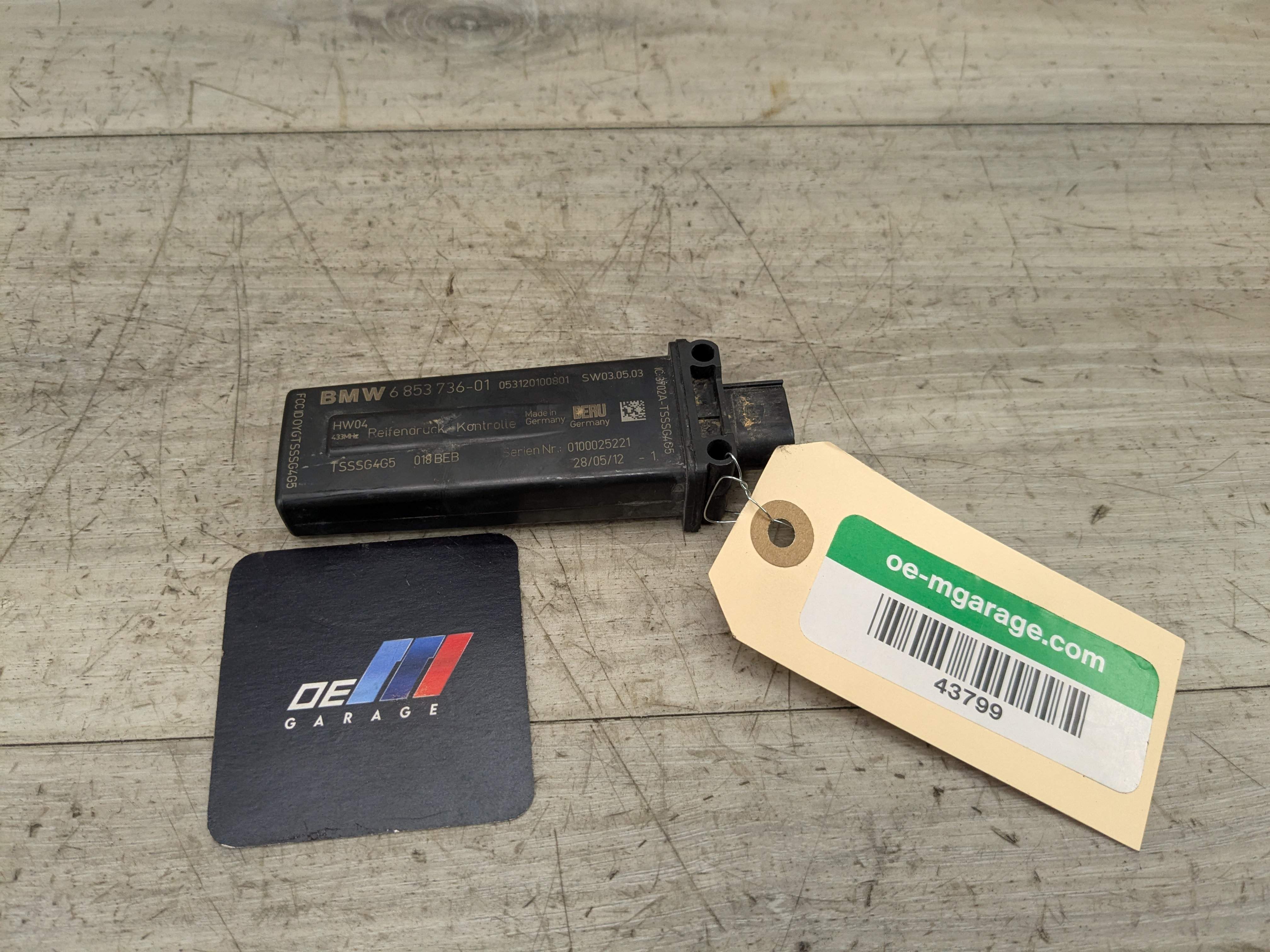 OEM BMW F22 F30 F31 F32 F33 F34 Tire Pressure Control Unit Module RDC ...