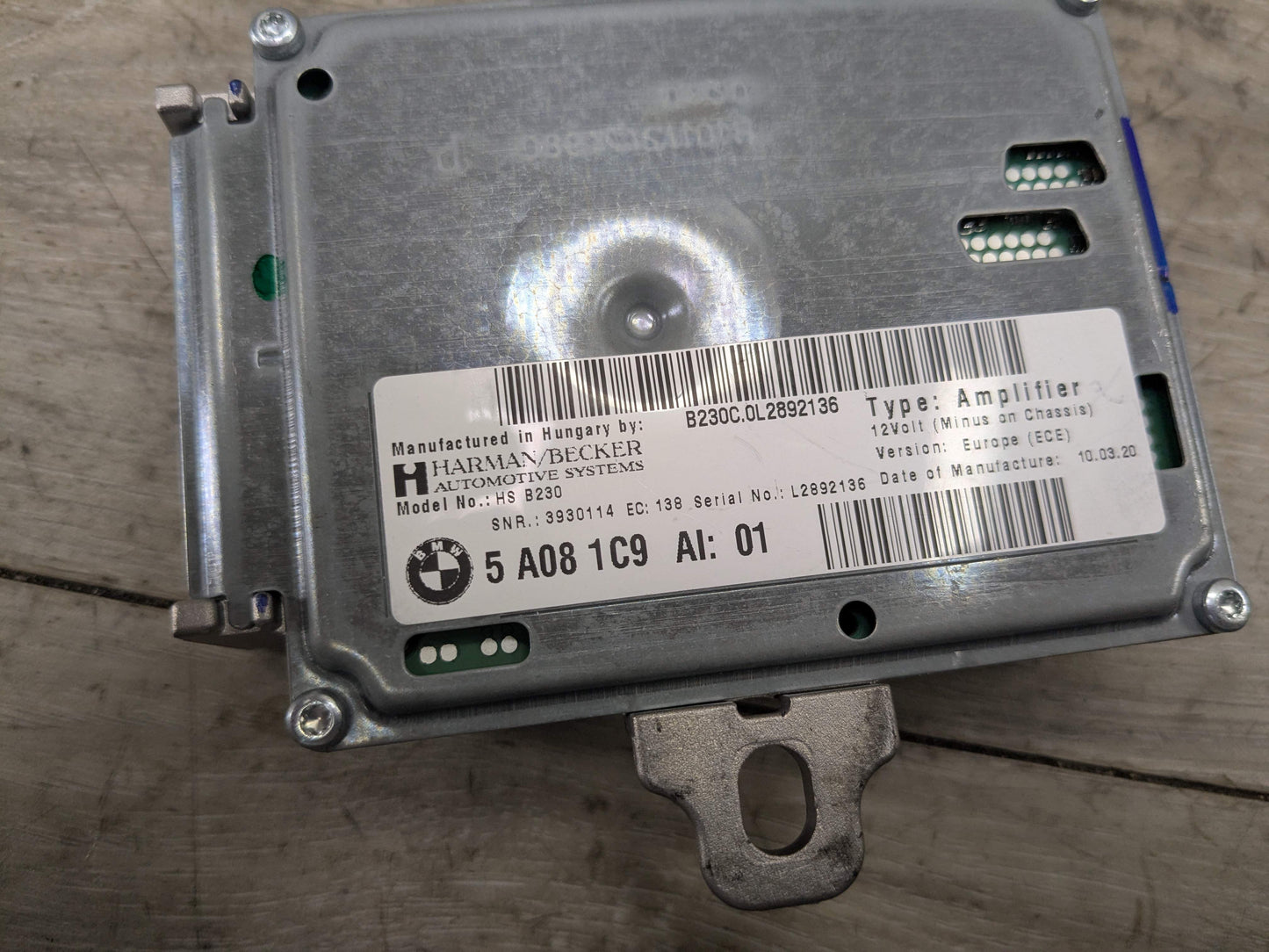 OEM BMW F44 F97 G01 G12 G20 X3 HiFi Stereo Audio Amplifier Amp HARMAN BECKER