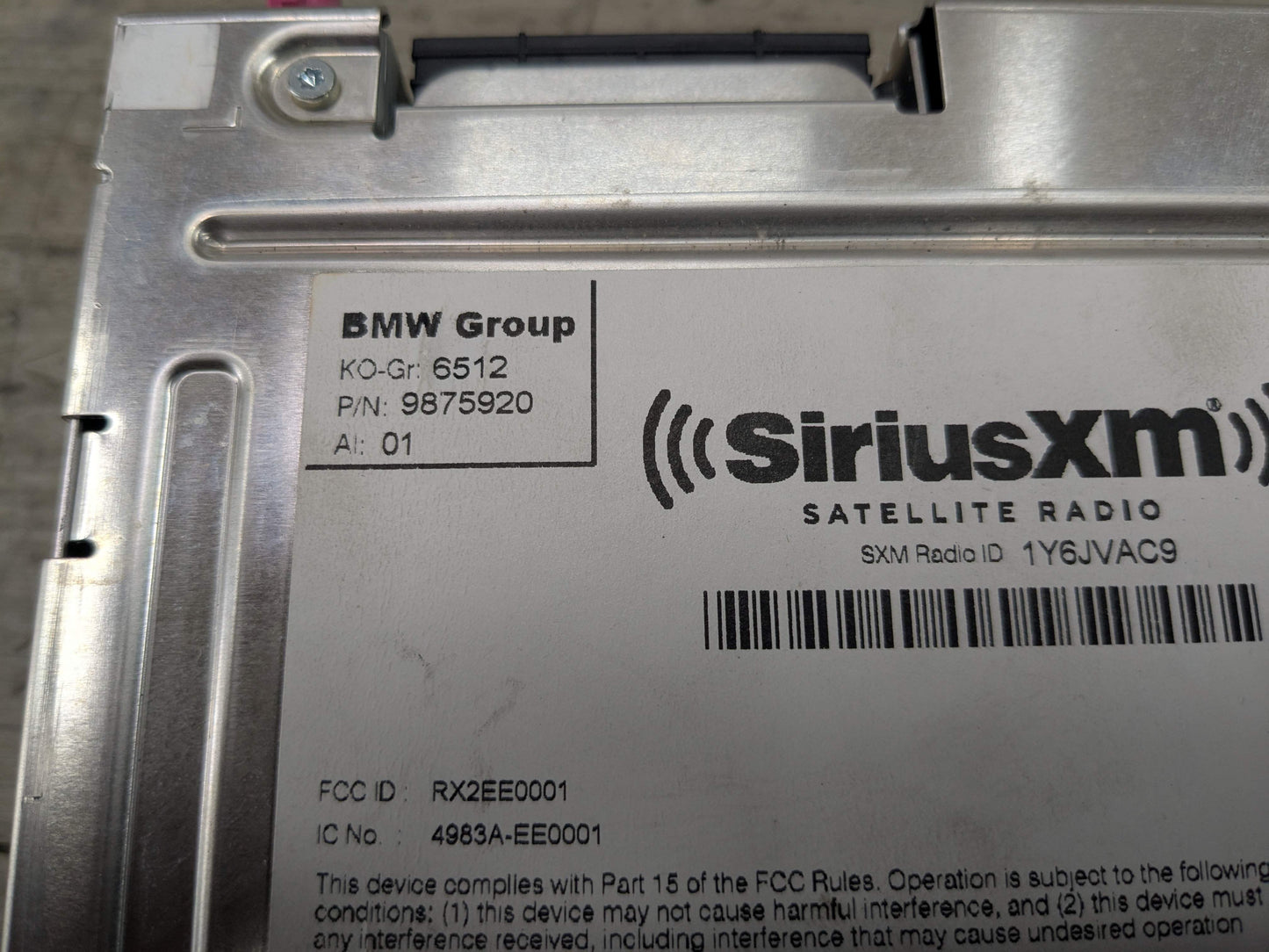 PRE-LCI OEM BMW G01 G02 G20 330 M340 X3 SIRIUS Navigation Radio Audio Head Unit