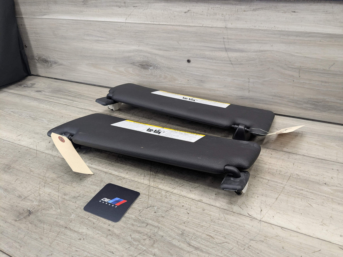 OEM BMW F30 F31 F32 F36 F80 F82 M3 M4 Left Right Interior Sun Visor PAIR Black