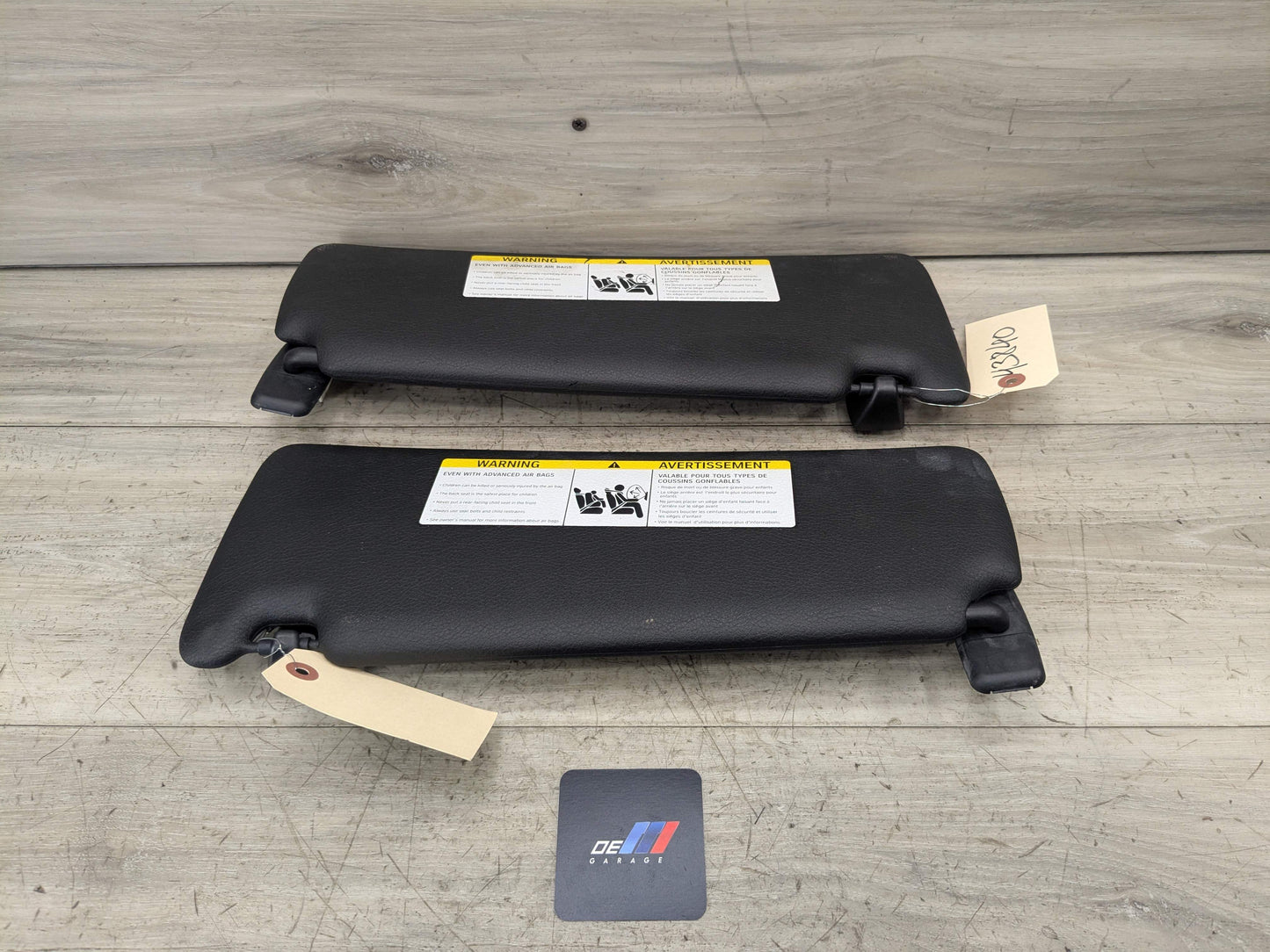 OEM BMW F30 F31 F32 F36 F80 F82 M3 M4 Left Right Interior Sun Visor PAIR Black
