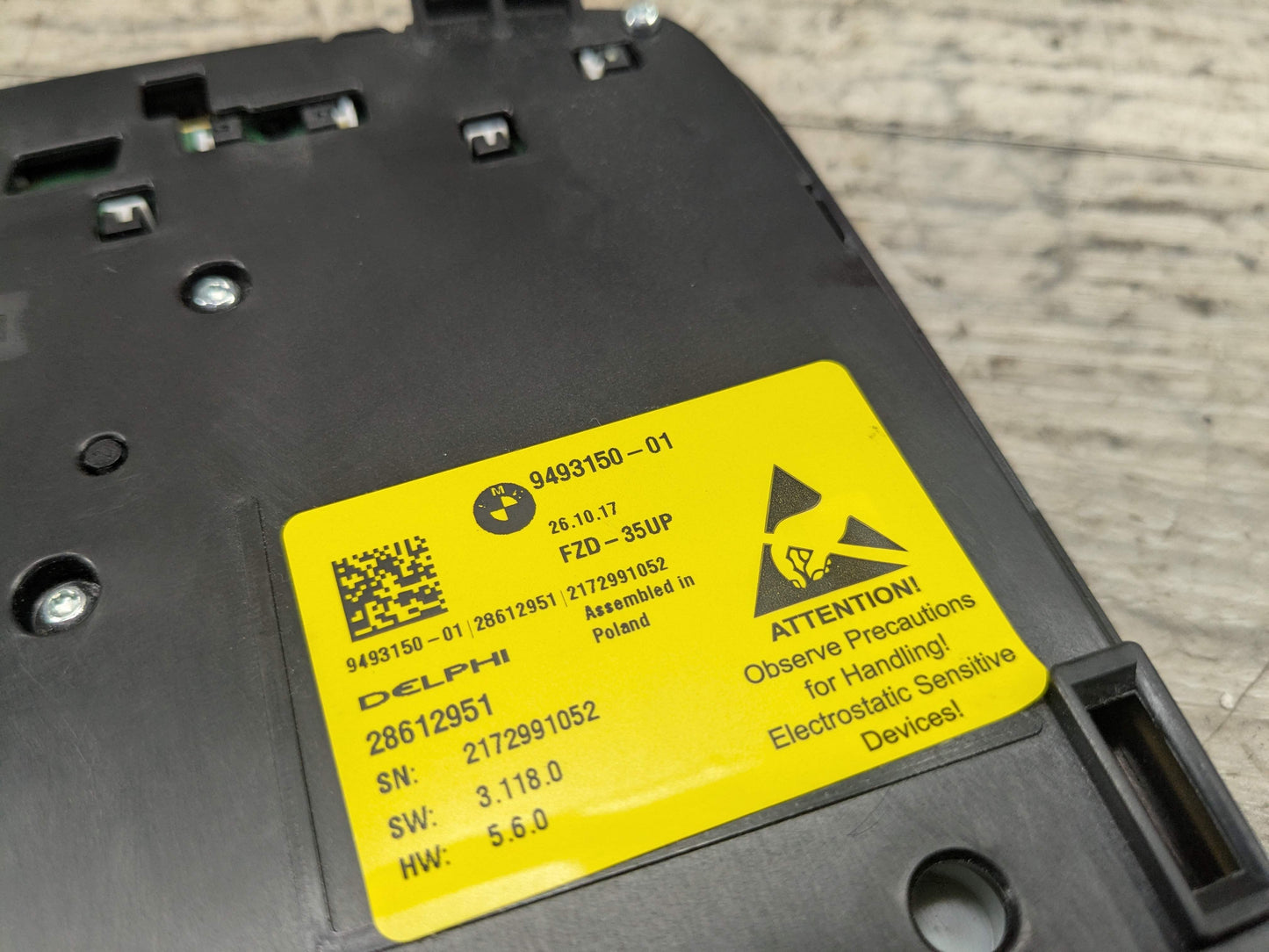 OEM BMW F97 G01 G05 G20 G30 Headliner Console Dome Light Control Roof Module