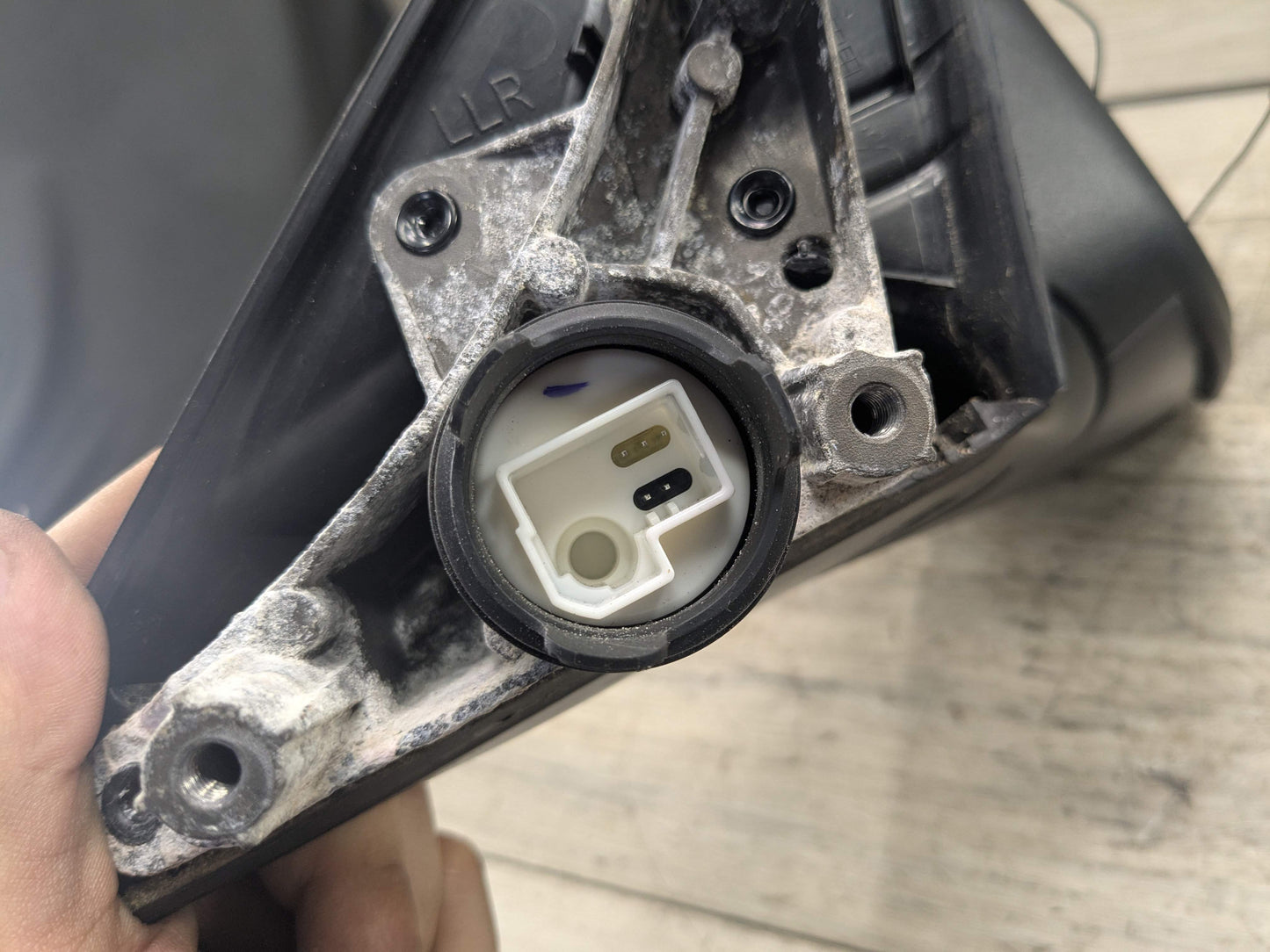 12-15 OEM BMW F30 F31 328 335 Right Passenger Side Mirror Heated Auto Dip Gray