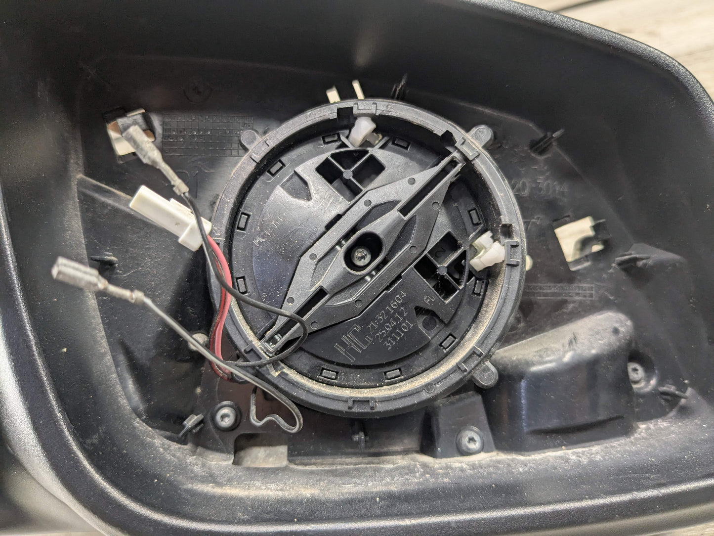 12-15 OEM BMW F30 F31 328 335 Right Passenger Side Mirror Heated Auto Dip Gray