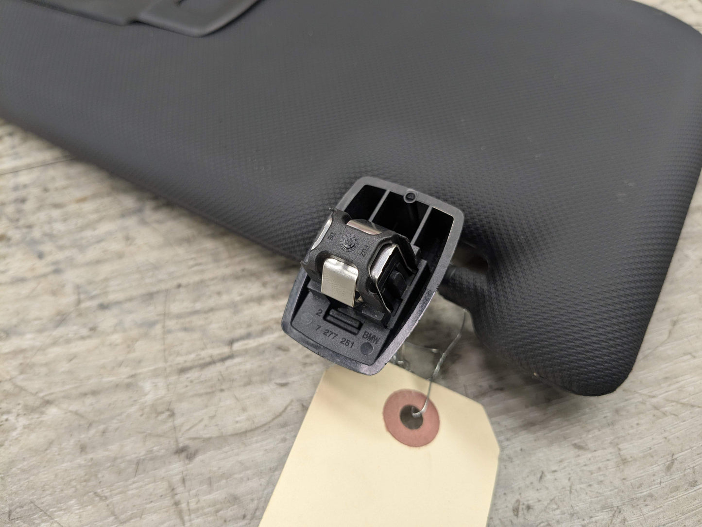 18-21 OEM BMW G01 G02 F97 F98 Right Passenger Side Sun Visor Anthracite Black