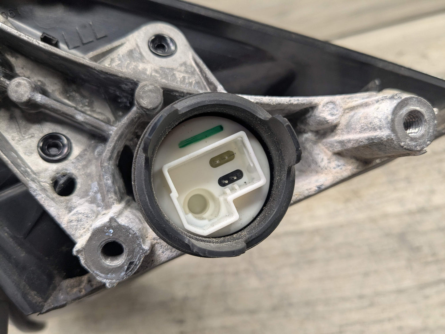 12-15 OEM BMW F30 F31 328 335 Left Driver Side Mirror Heated Auto Dip Gray