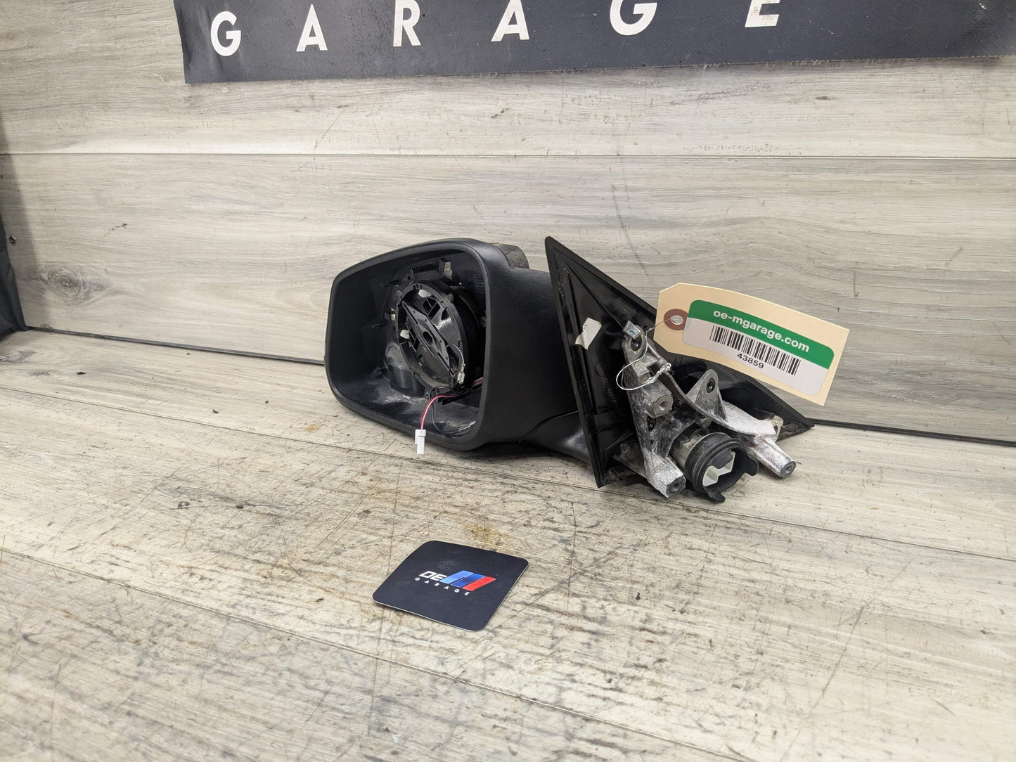 12-15 OEM BMW F30 F31 328 335 Left Driver Side Mirror Heated Auto Dip Gray