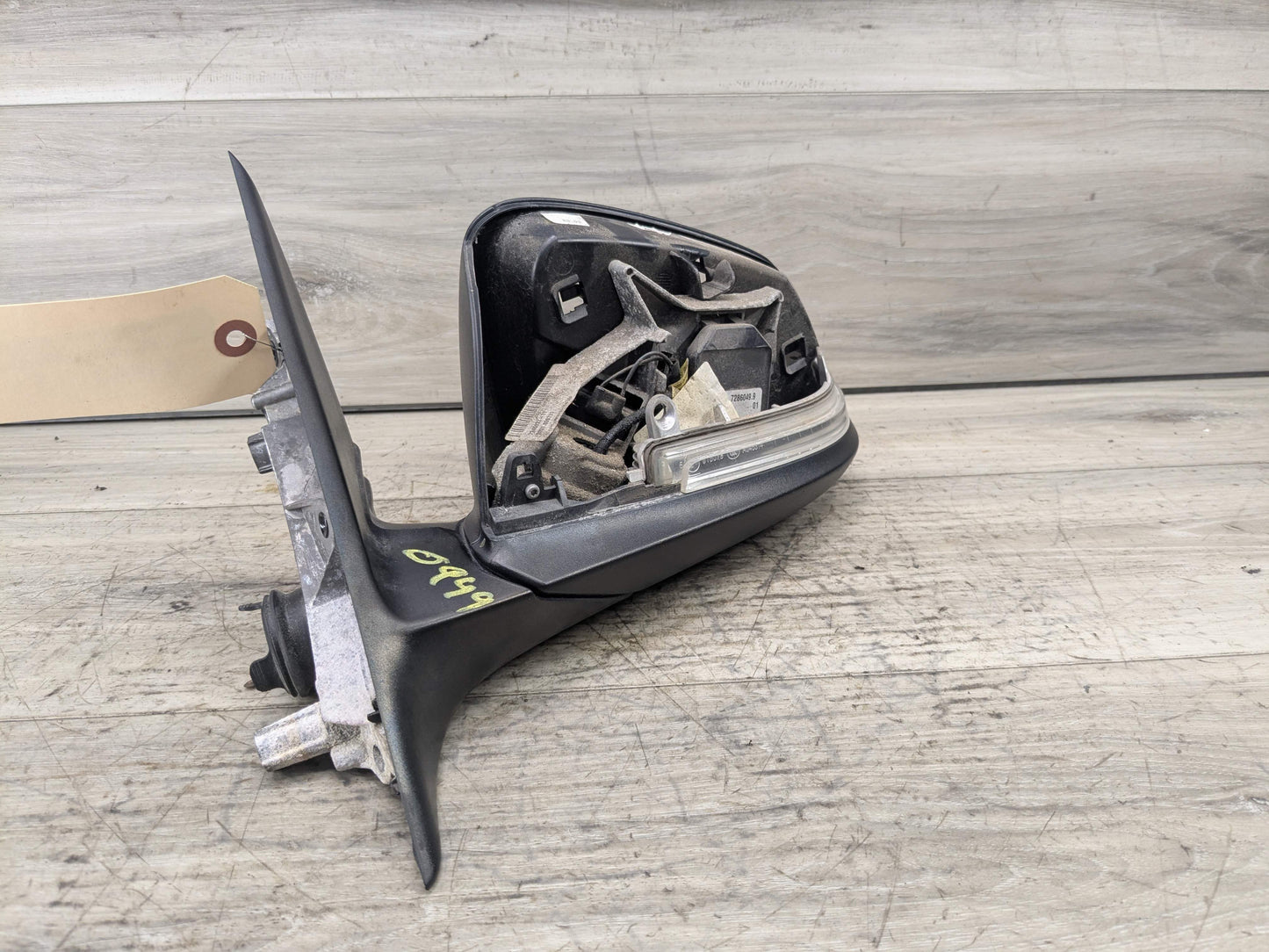 12-15 OEM BMW F30 F31 328 335 Left Driver Side Mirror Heated Auto Dip Gray