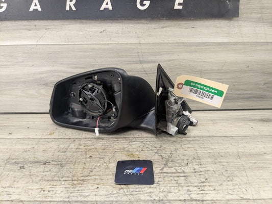 12-15 OEM BMW F30 F31 328 335 Left Driver Side Mirror Heated Auto Dip Gray