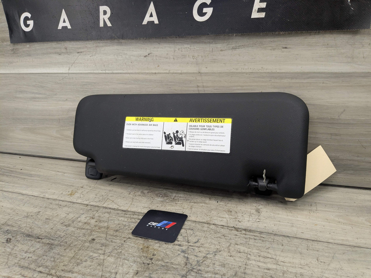 18-21 OEM BMW G01 G02 F97 F98 Left Driver Side Sun Visor Anthracite Black