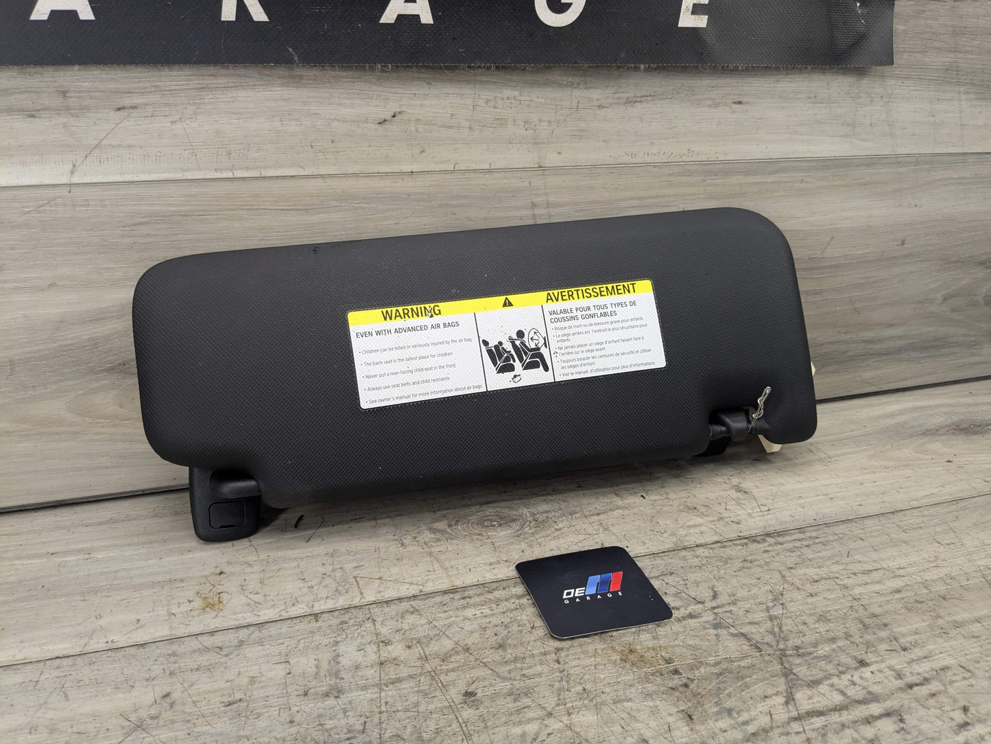 18-21 OEM BMW G01 G02 F97 F98 Left Driver Side Sun Visor Anthracite Black