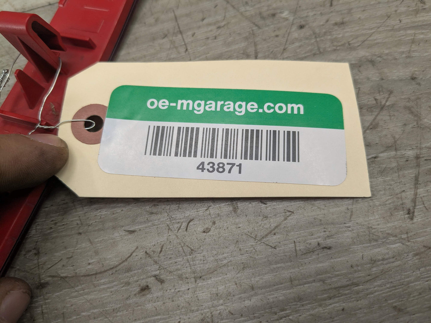 18-21 OEM BMW G01 X3 Rear Bumper Left Driver Side Marker Light Reflector