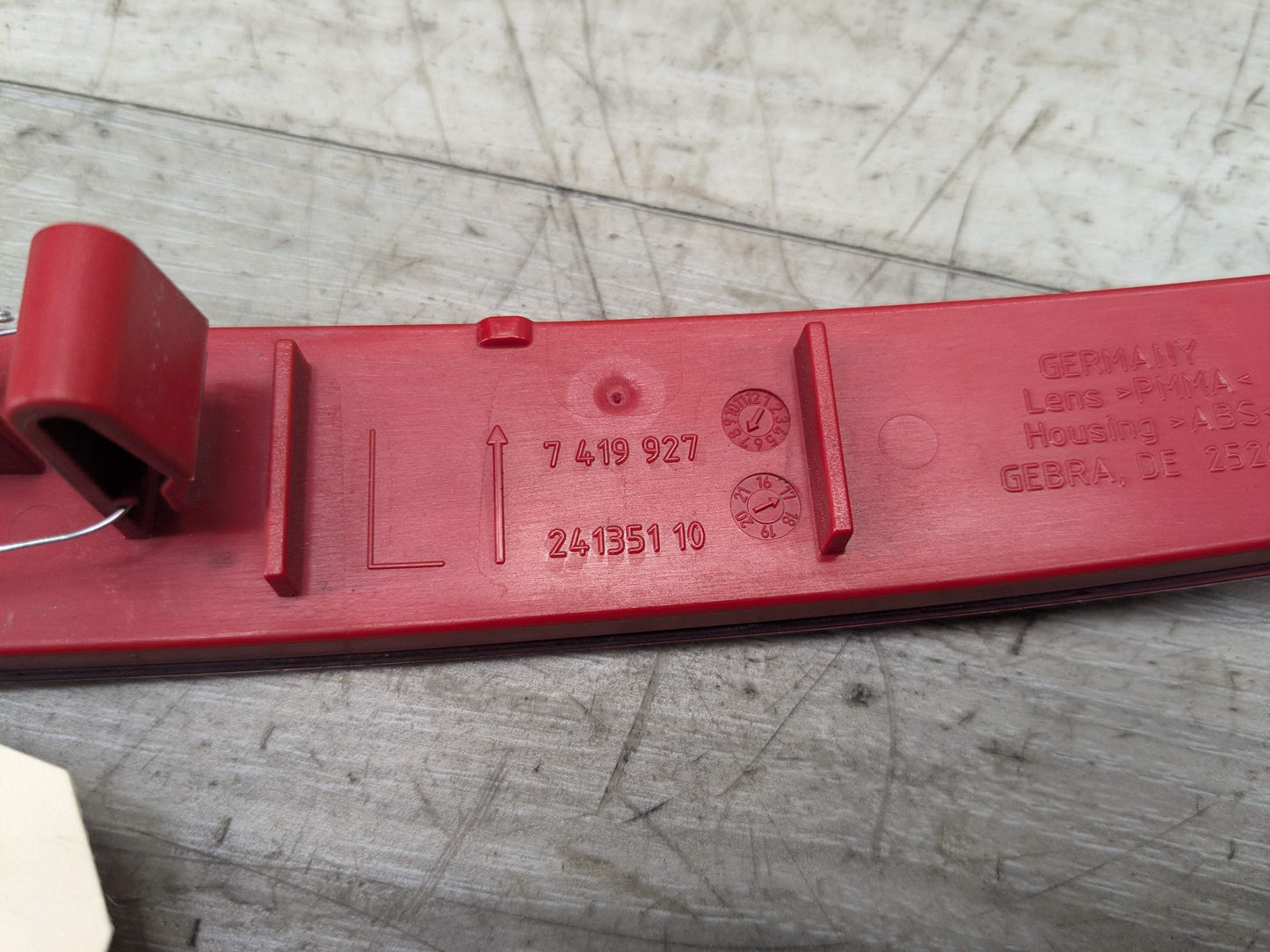 18-21 OEM BMW G01 X3 Rear Bumper Left Driver Side Marker Light Reflector