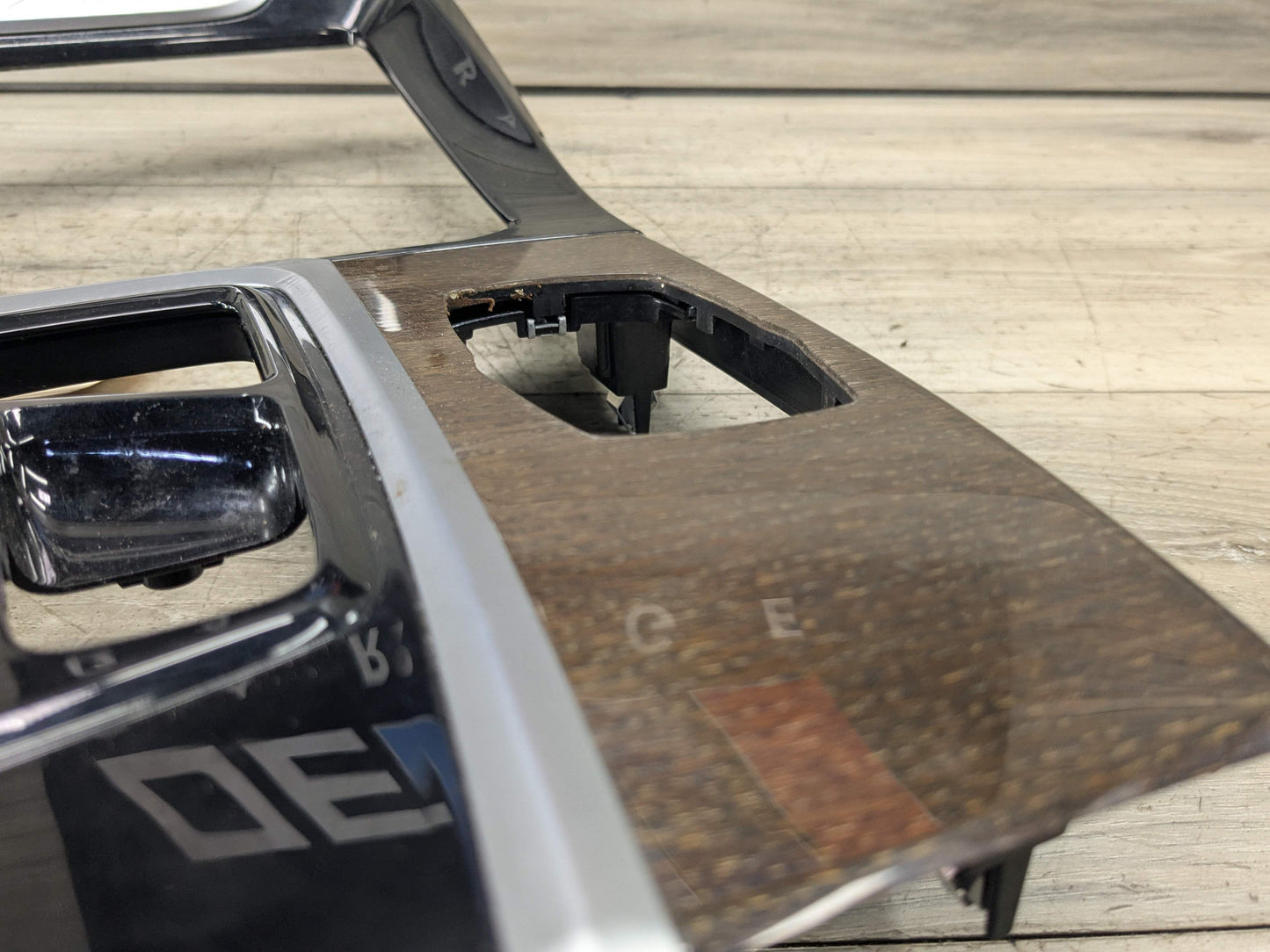 *18-21 OEM BMW G01 G02 X3 X4 Center Console Interior Trim Oak Dark High Gloss