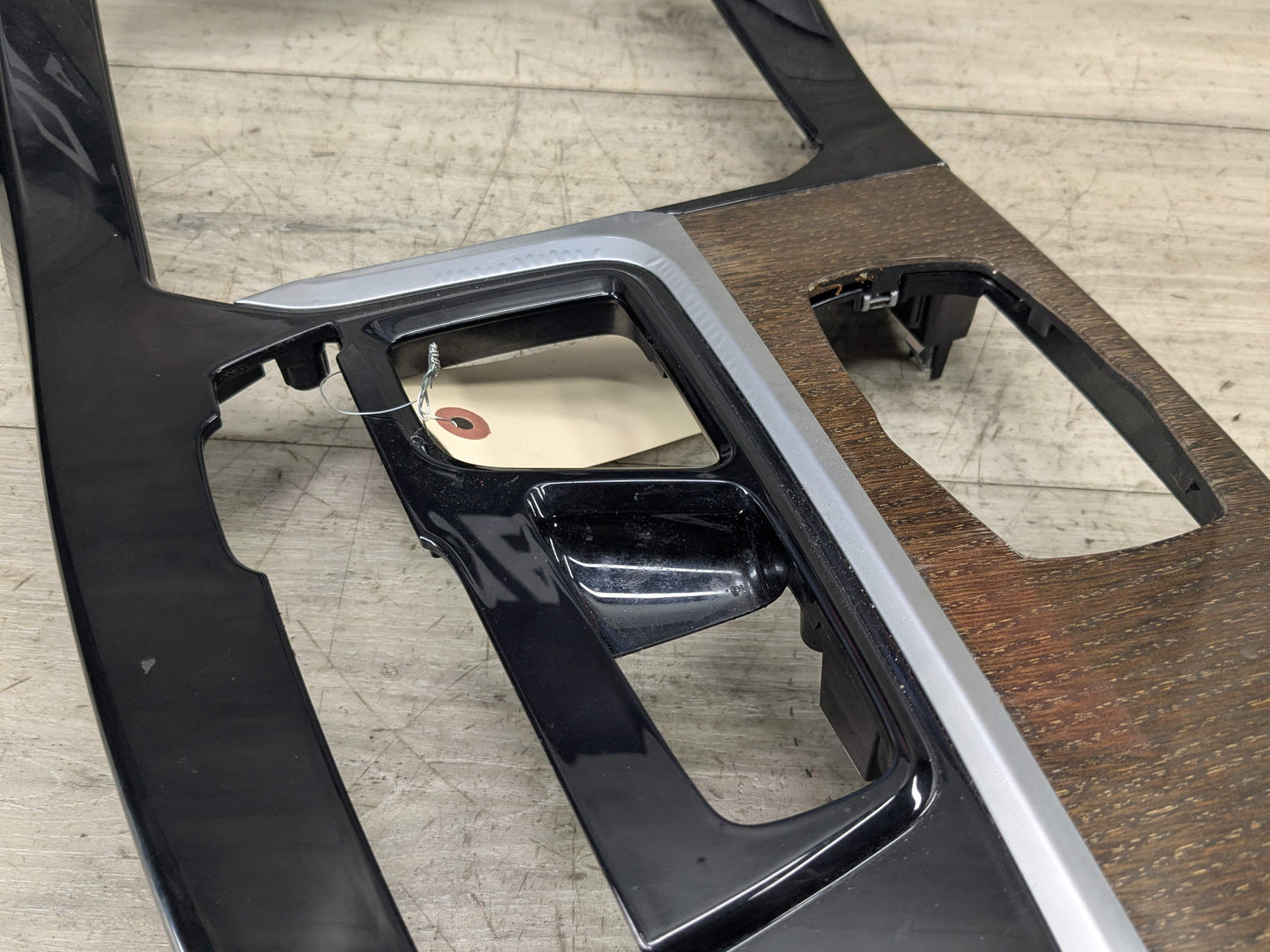 *18-21 OEM BMW G01 G02 X3 X4 Center Console Interior Trim Oak Dark High Gloss