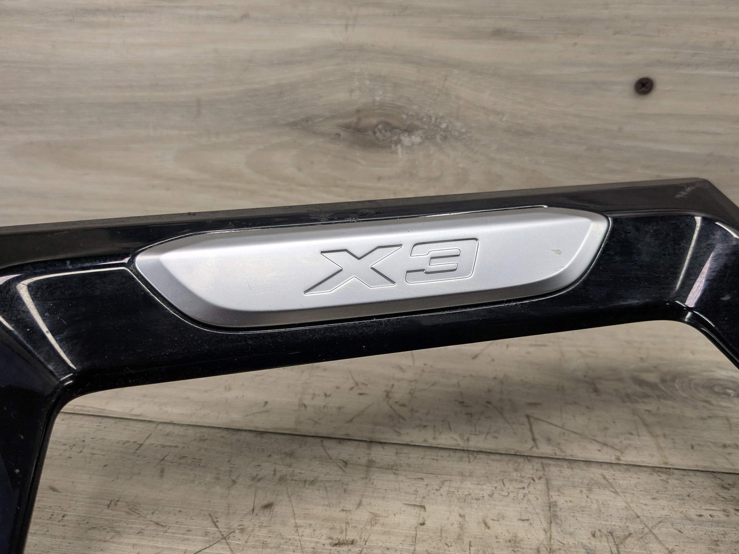 *18-21 OEM BMW G01 G02 X3 X4 Center Console Interior Trim Oak Dark High Gloss