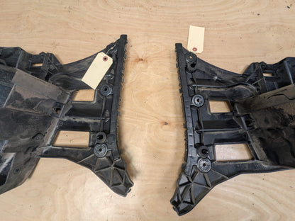 16-22 OEM BMW F48 X1 Rear Bumper Left Right Side Bracket Mount Support PAIR
