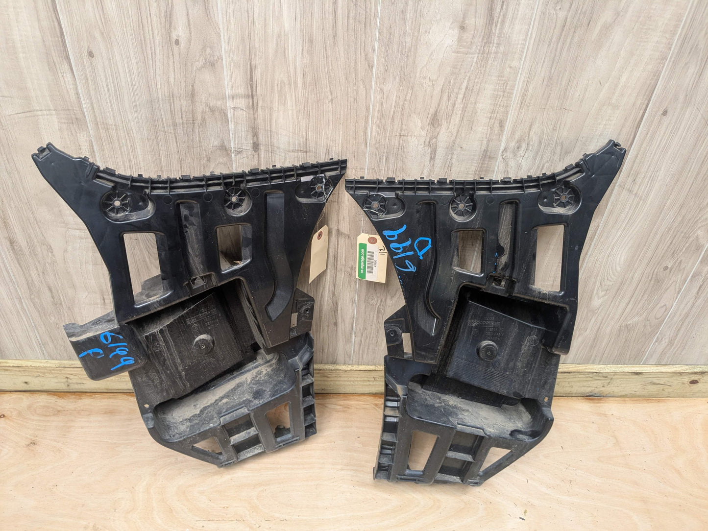 16-22 OEM BMW F48 X1 Rear Bumper Left Right Side Bracket Mount Support PAIR