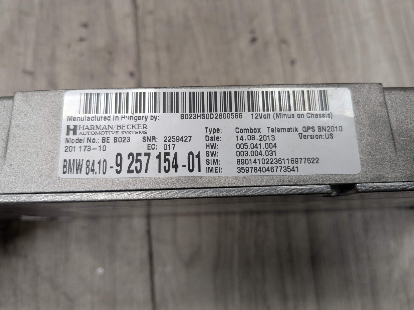 OEM BMW F10 F25 F30 F32 F36 Combox Telematics Communication Bluetooth GPS Module