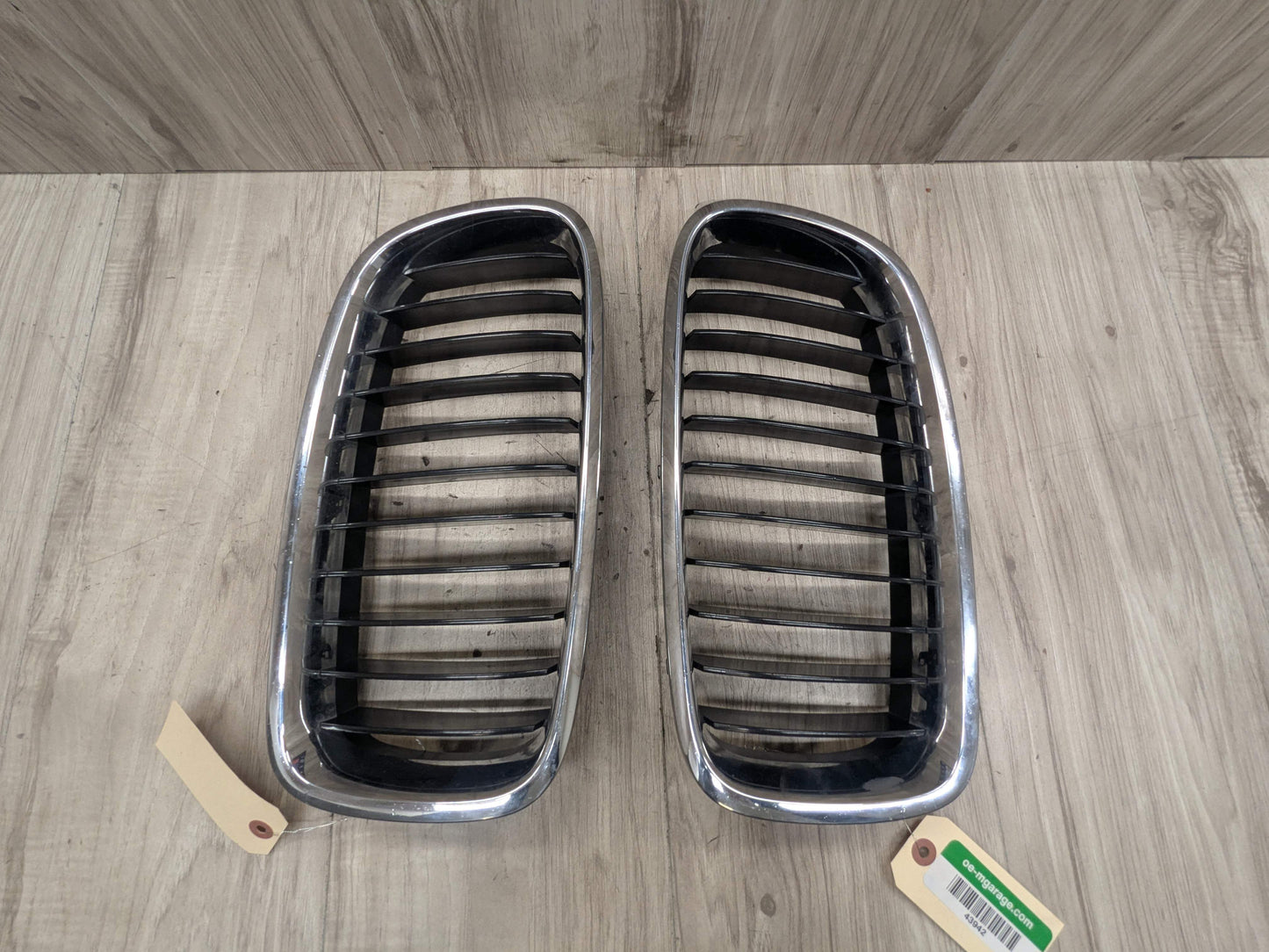 OEM BMW F30 F31 328 330 335 340 Front Left Right Upper Bumper Kidney Grilles SET