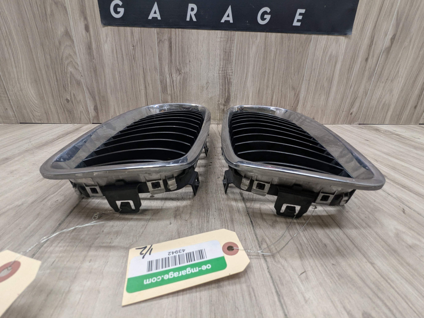 OEM BMW F30 F31 328 330 335 340 Front Left Right Upper Bumper Kidney Grilles SET