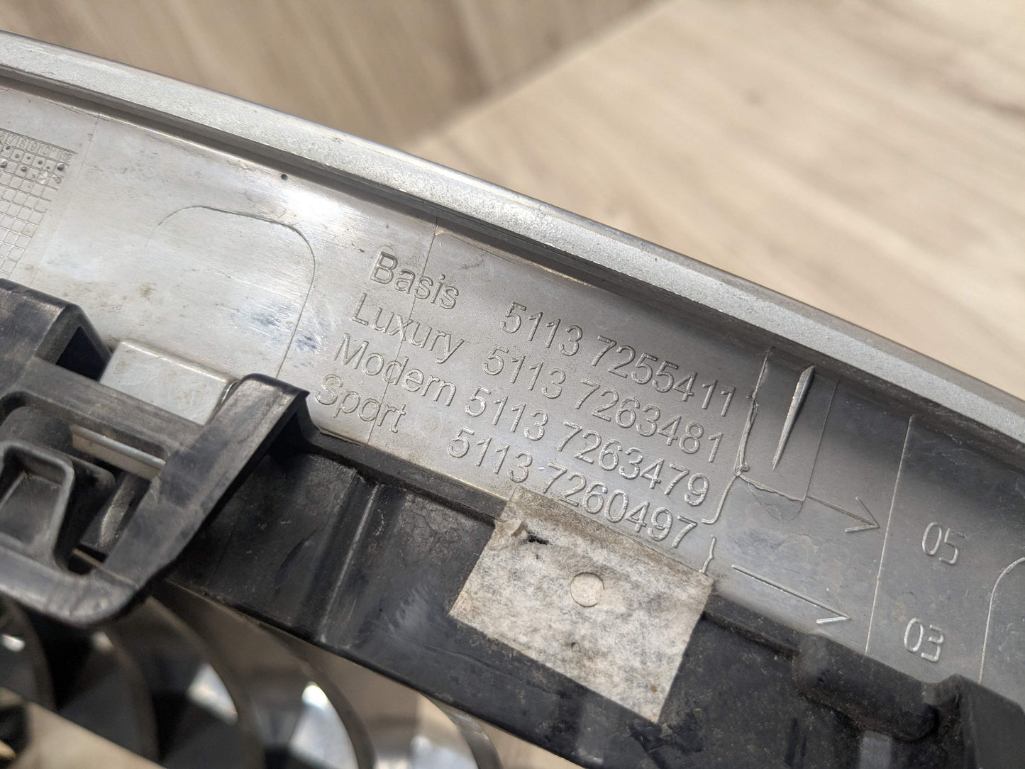 OEM BMW F30 F31 328 330 335 340 Front Left Right Upper Bumper Kidney Grilles SET