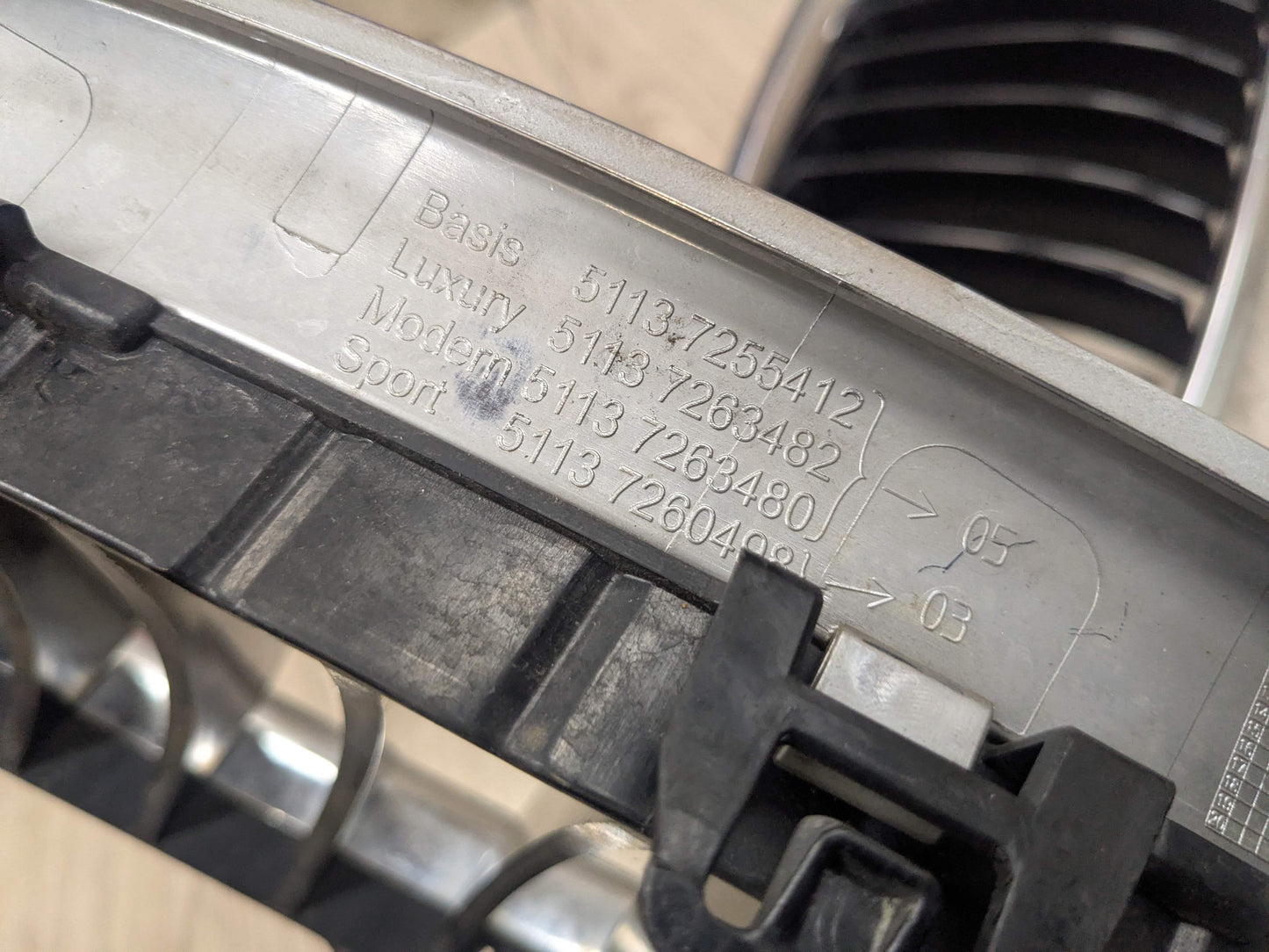 OEM BMW F30 F31 328 330 335 340 Front Left Right Upper Bumper Kidney Grilles SET