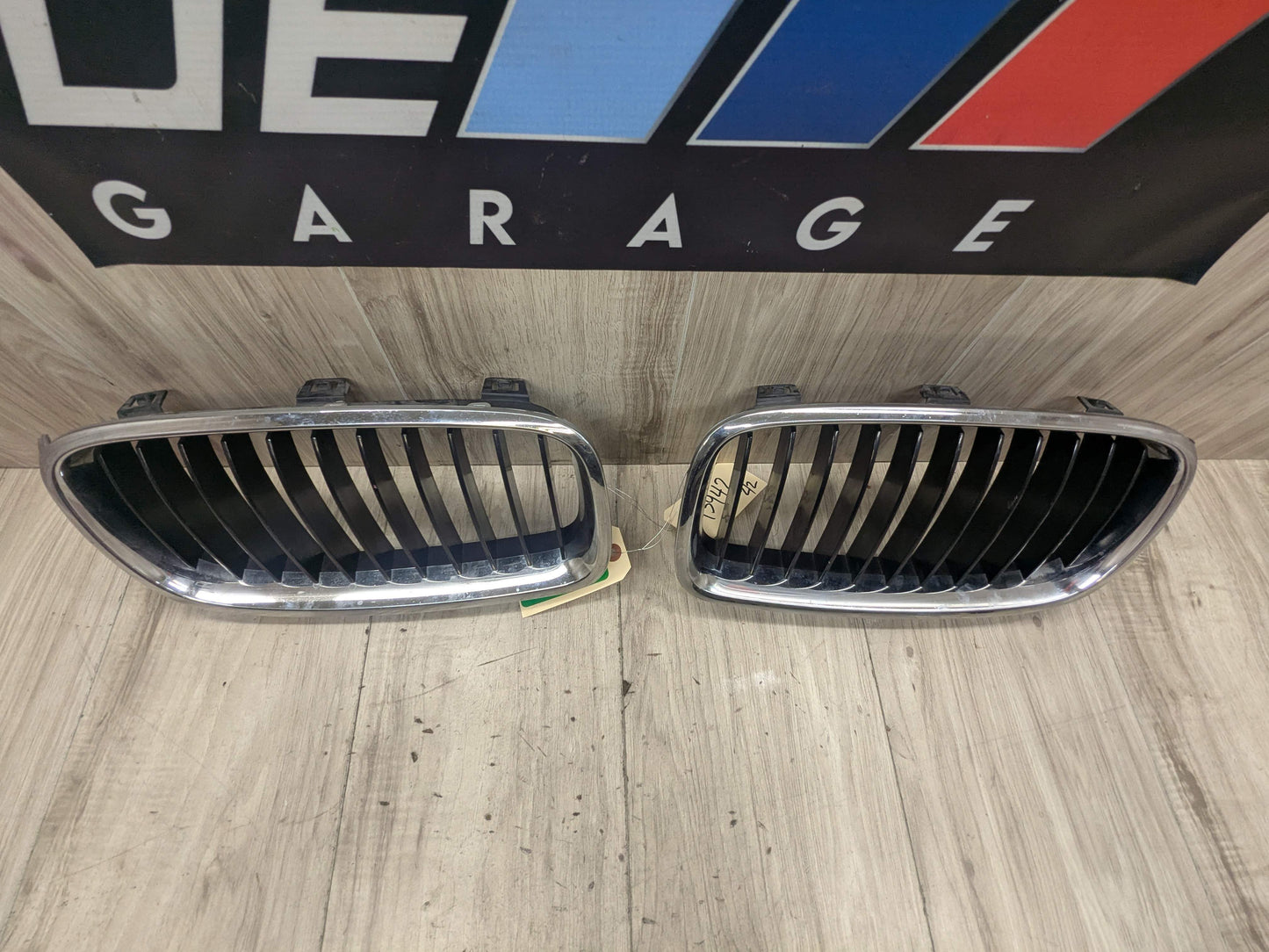 OEM BMW F30 F31 328 330 335 340 Front Left Right Upper Bumper Kidney Grilles SET