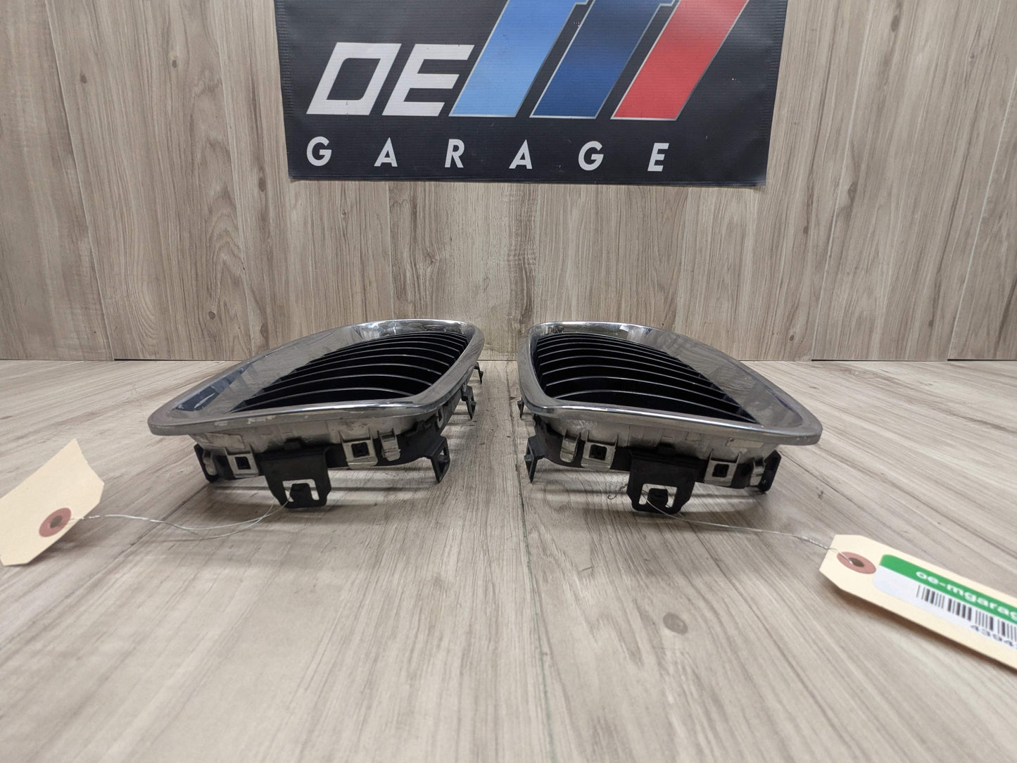 OEM BMW F30 F31 328 330 335 340 Front Left Right Upper Bumper Kidney Grilles SET