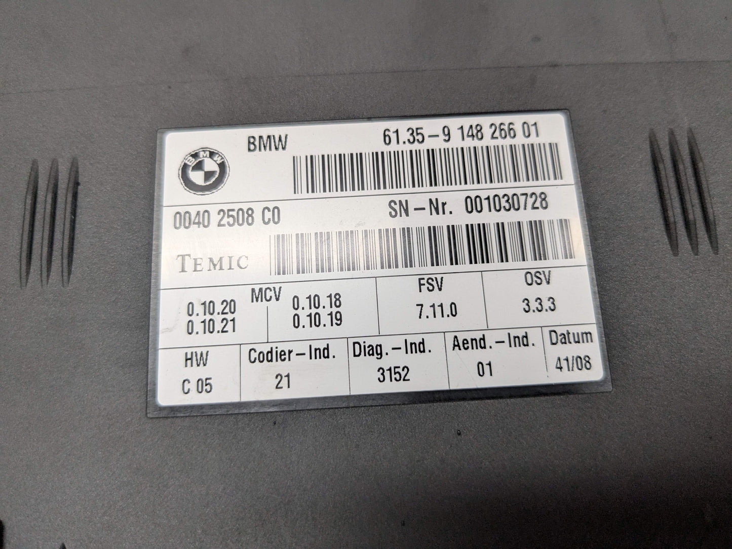 07-10 OEM BMW E93 328 335 M3 Front Left Driver or Right Passenger Seat Module