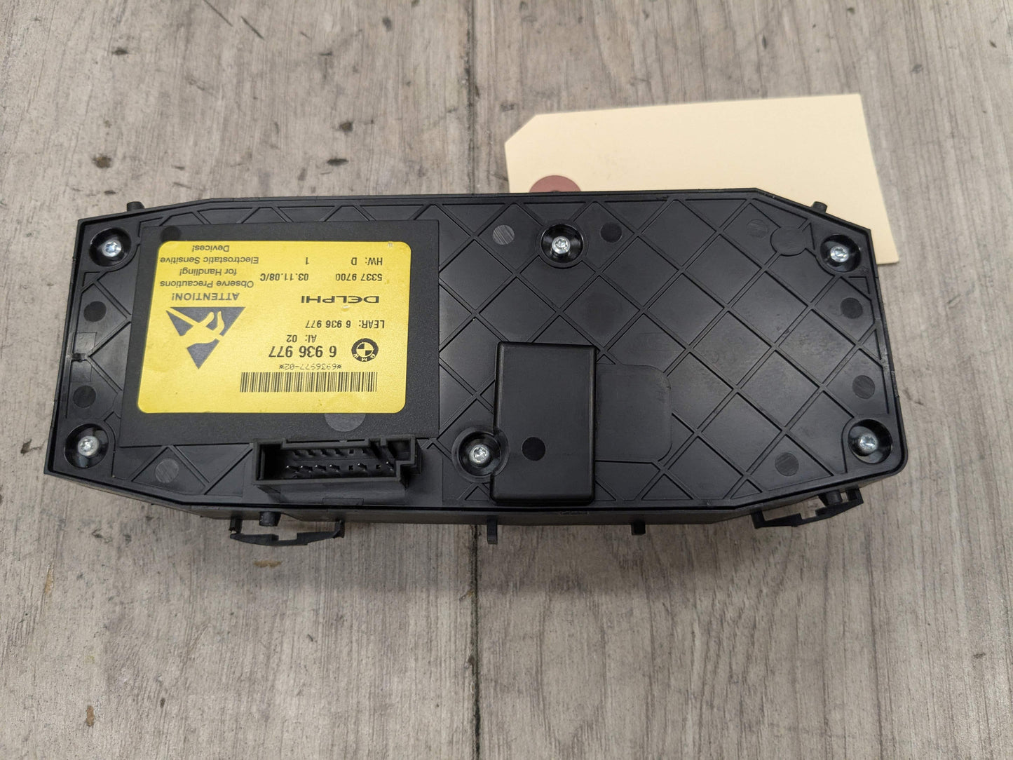 OEM BMW E93 328 335 M3 Front Left Driver Memory Seat Adjustment Control Switch