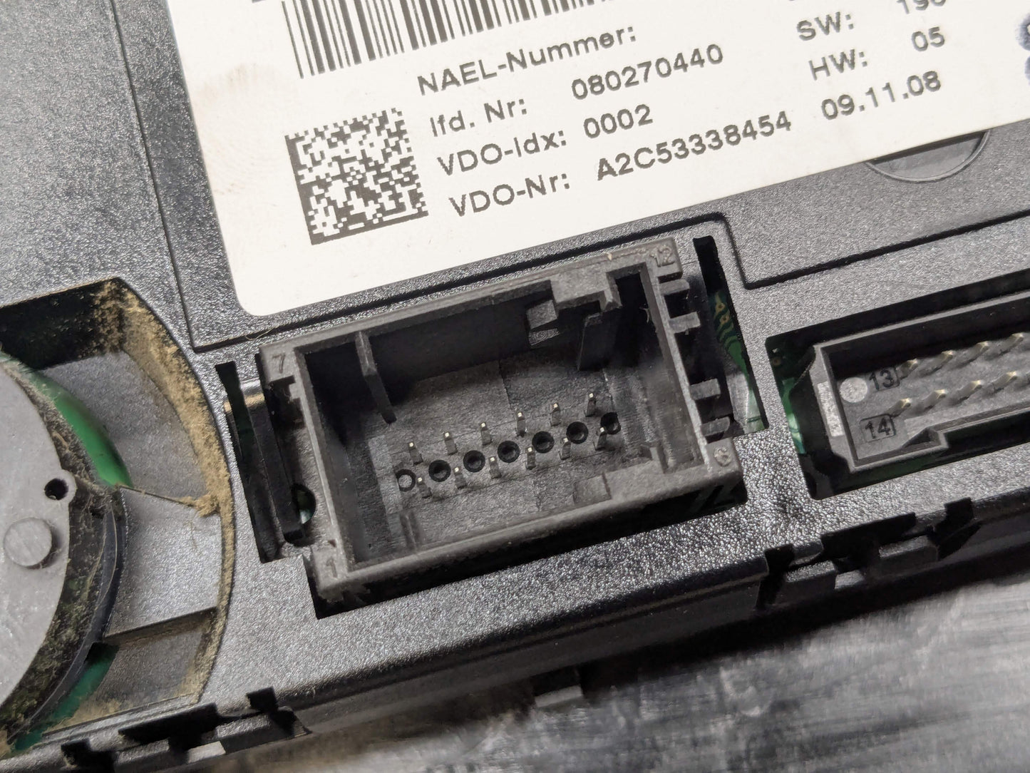 07-13 OEM BMW E92 E93 328 335 AC Heater Climate Control Switch Panel Black