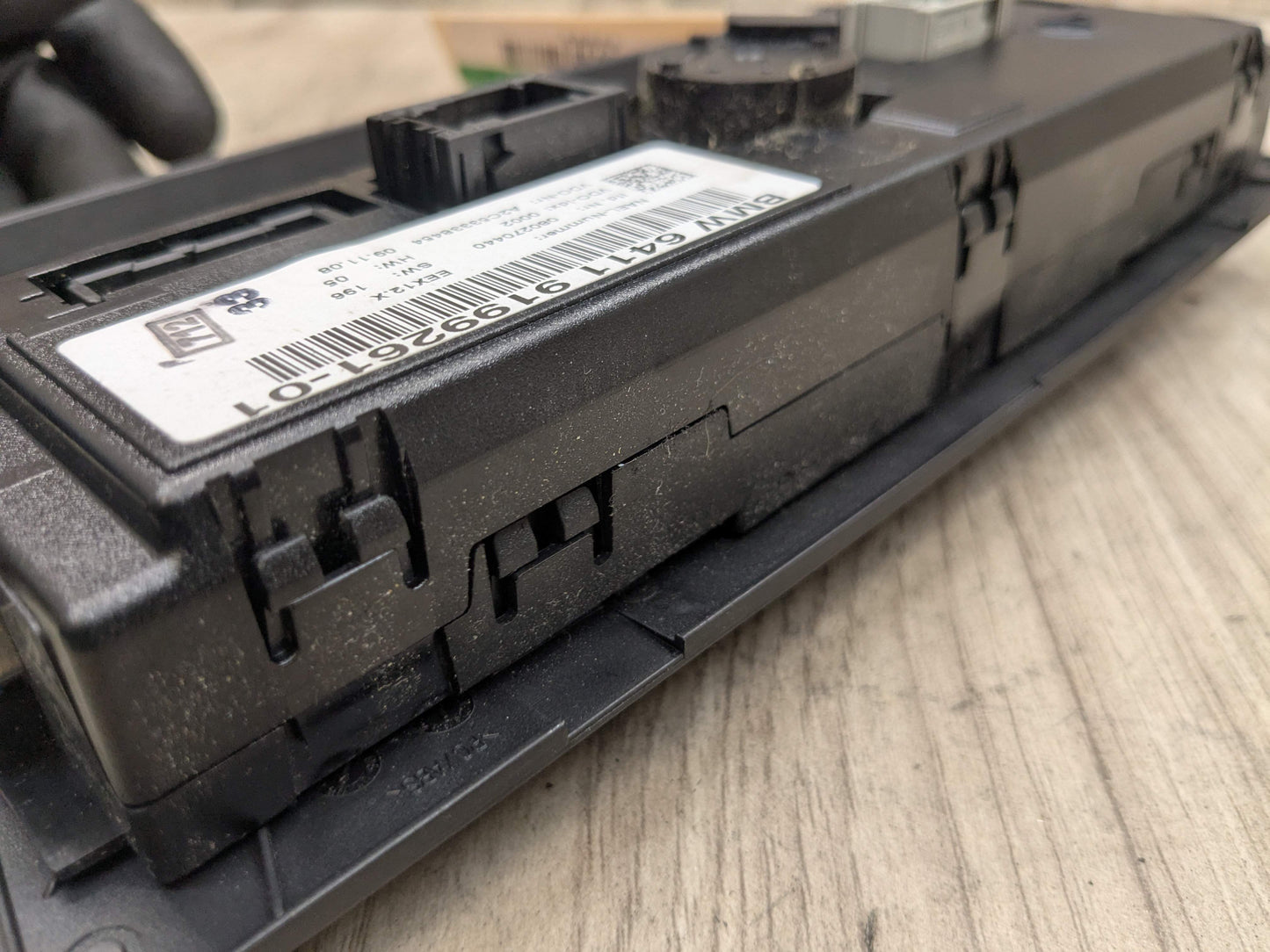 07-13 OEM BMW E92 E93 328 335 AC Heater Climate Control Switch Panel Black