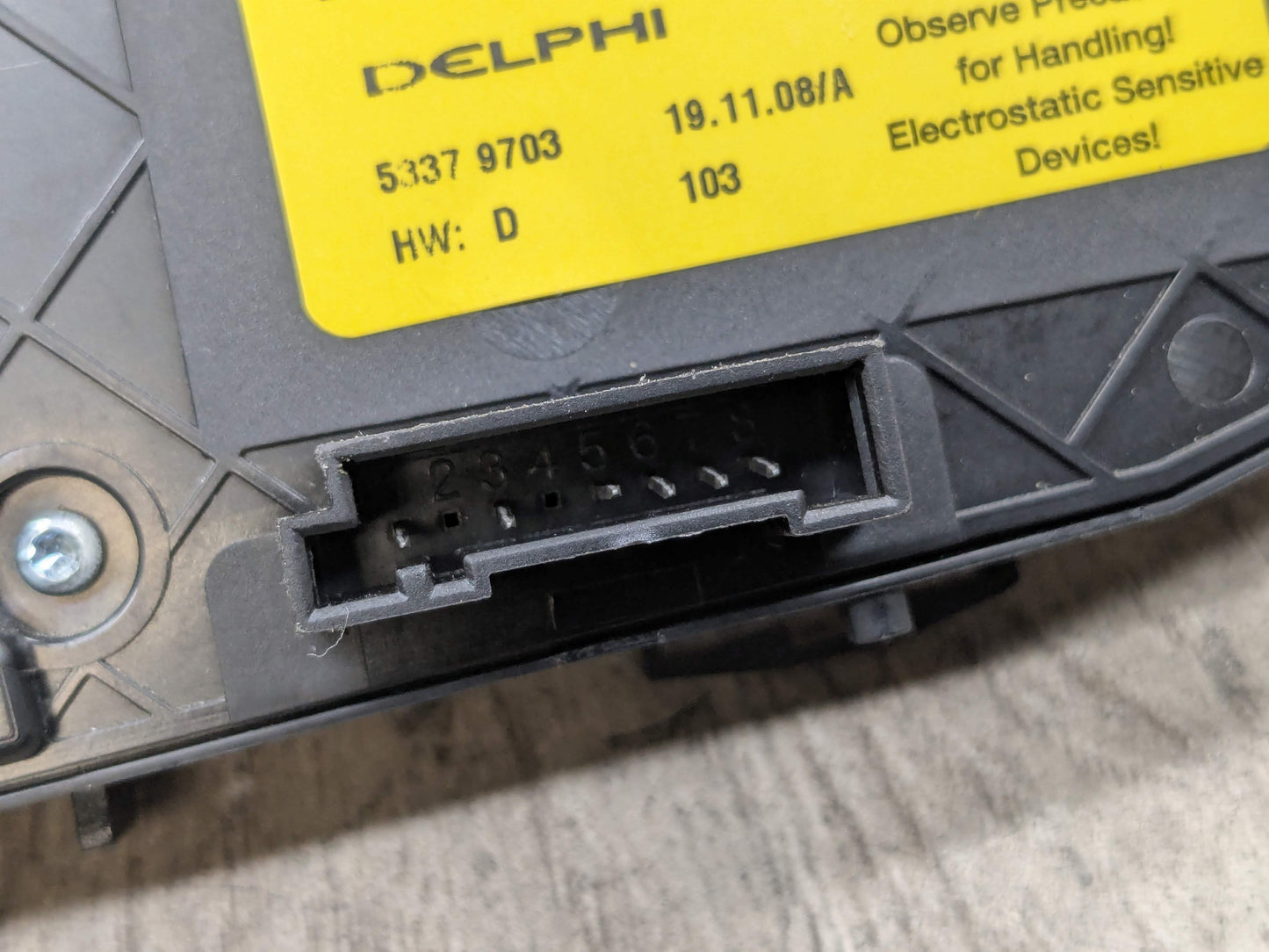 07-13 OEM BMW E93 328 335 M3 Front Right Passenger Seat Control Switch