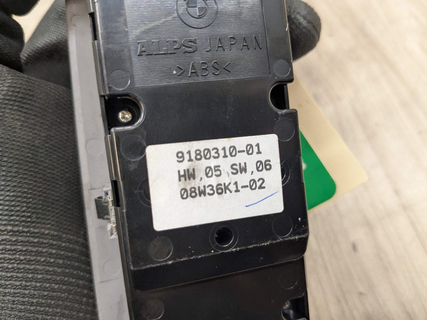 *OEM BMW E93 328 335 M3 Left Driver Window Folding Mirrors Control Switch GRAY