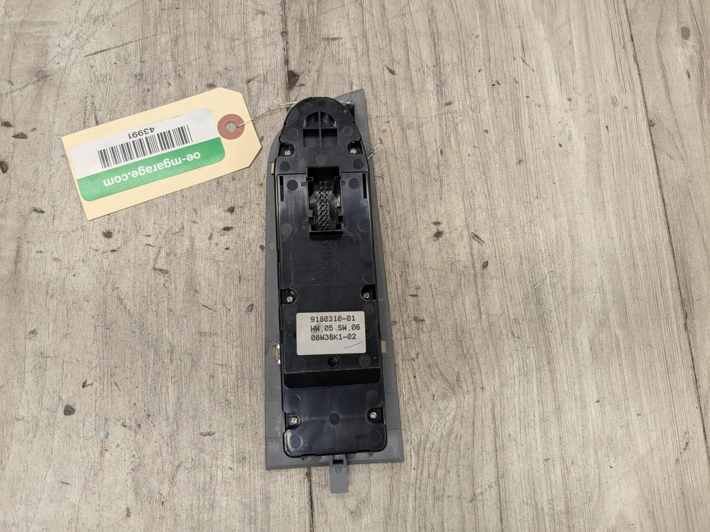 *OEM BMW E93 328 335 M3 Left Driver Window Folding Mirrors Control Switch GRAY