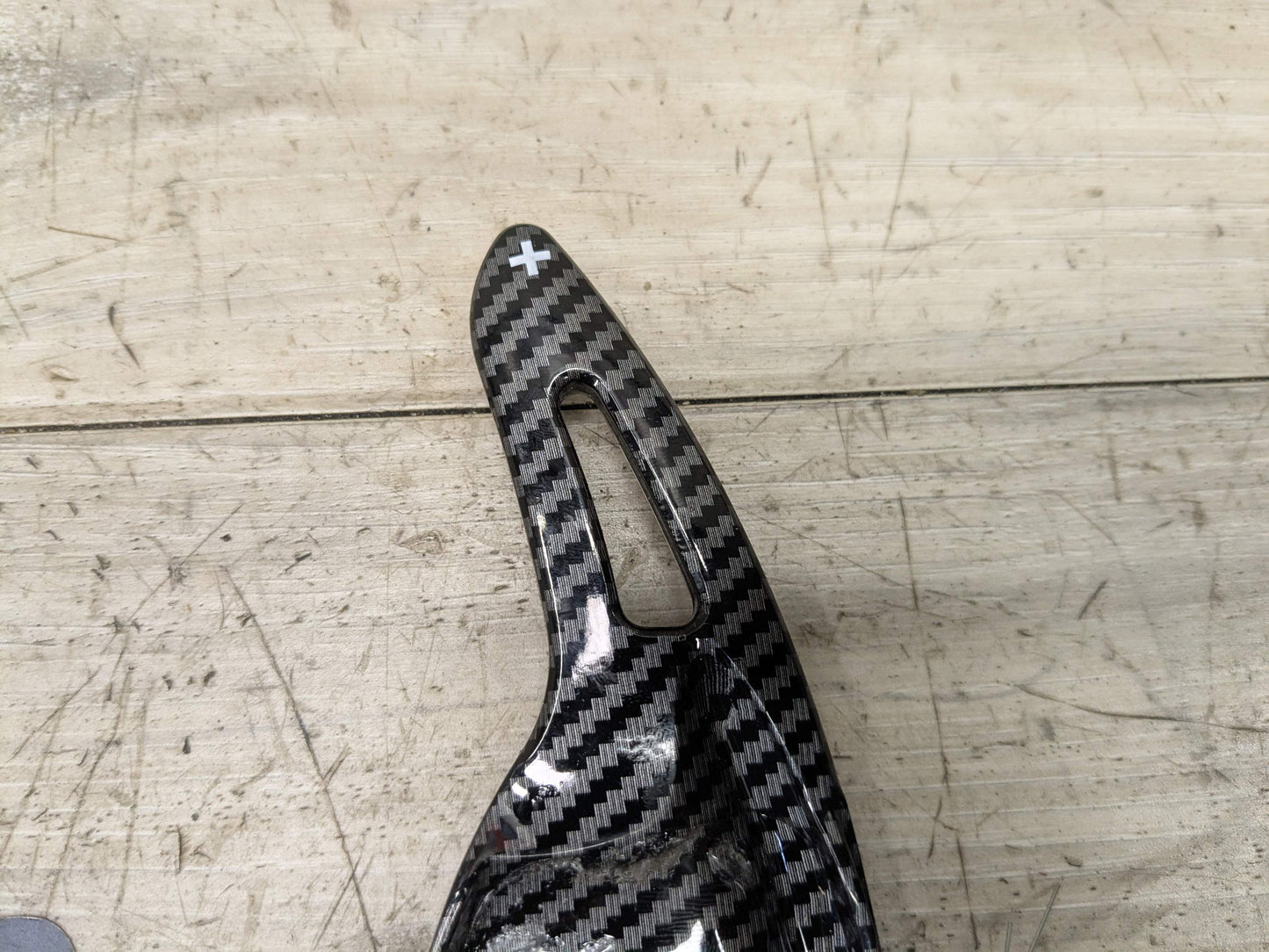 *OEM BMW F30 F32 F33 F36 Steering Wheel Paddle Shifters w/ Center Console Trim