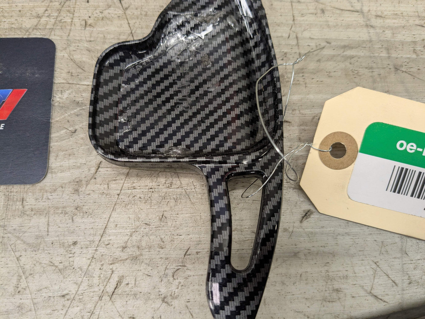 *OEM BMW F30 F32 F33 F36 Steering Wheel Paddle Shifters w/ Center Console Trim