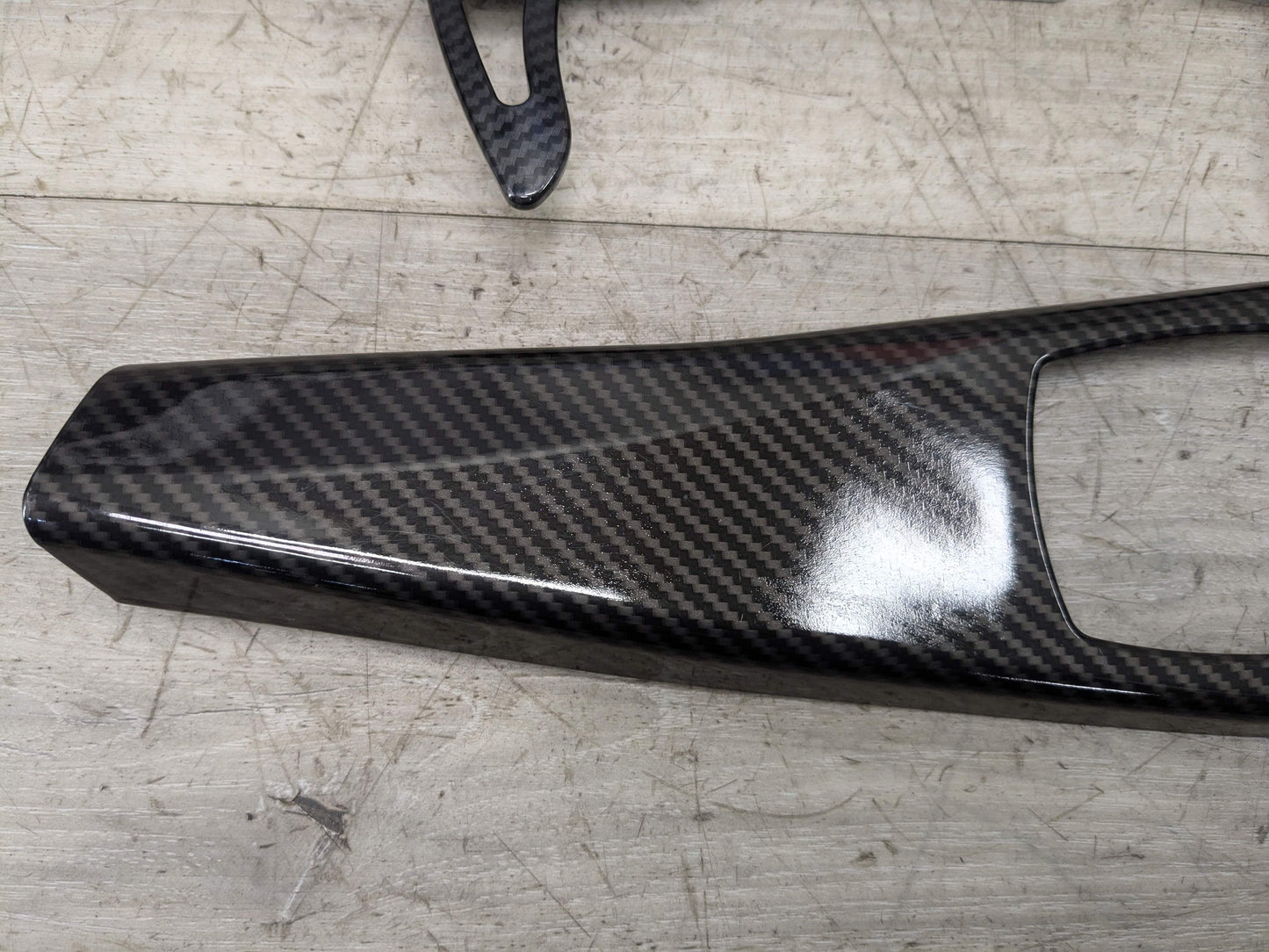 *OEM BMW F30 F32 F33 F36 Steering Wheel Paddle Shifters w/ Center Console Trim