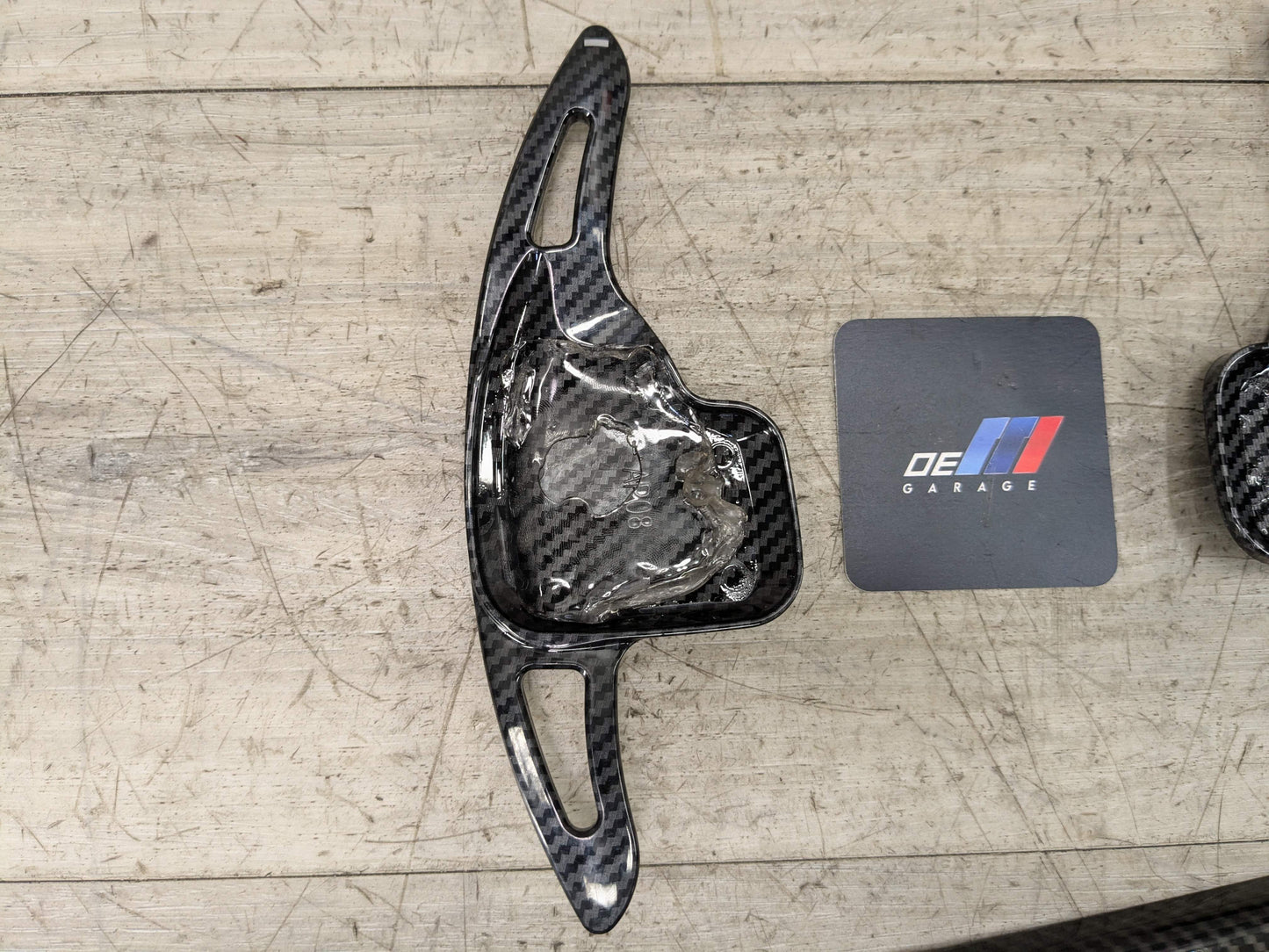 *OEM BMW F30 F32 F33 F36 Steering Wheel Paddle Shifters w/ Center Console Trim