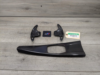 *OEM BMW F30 F32 F33 F36 Steering Wheel Paddle Shifters w/ Center Console Trim